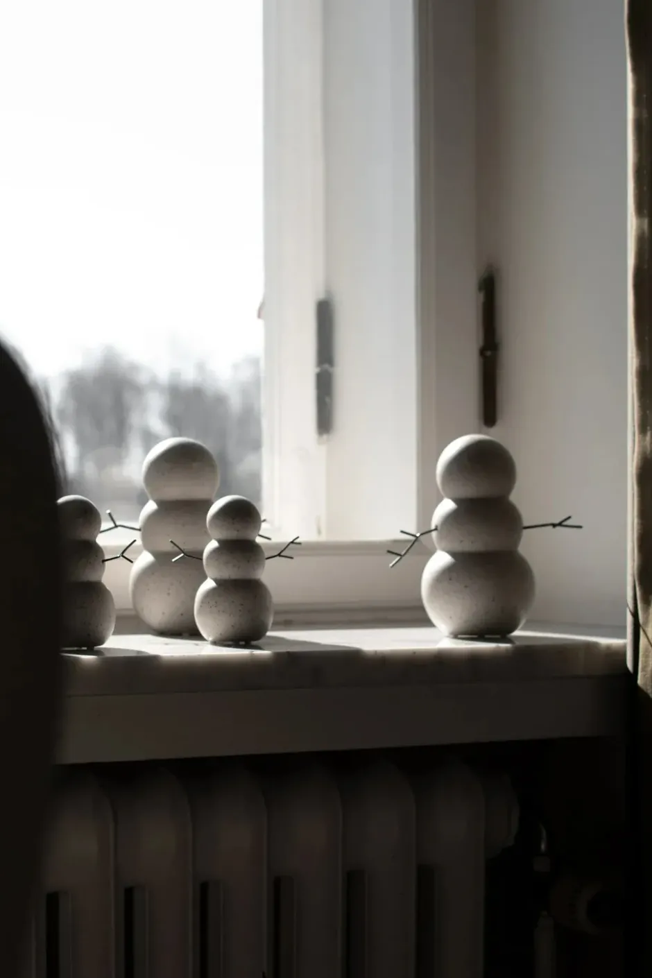 Snowman juldekoration 11 cm, Mole dot