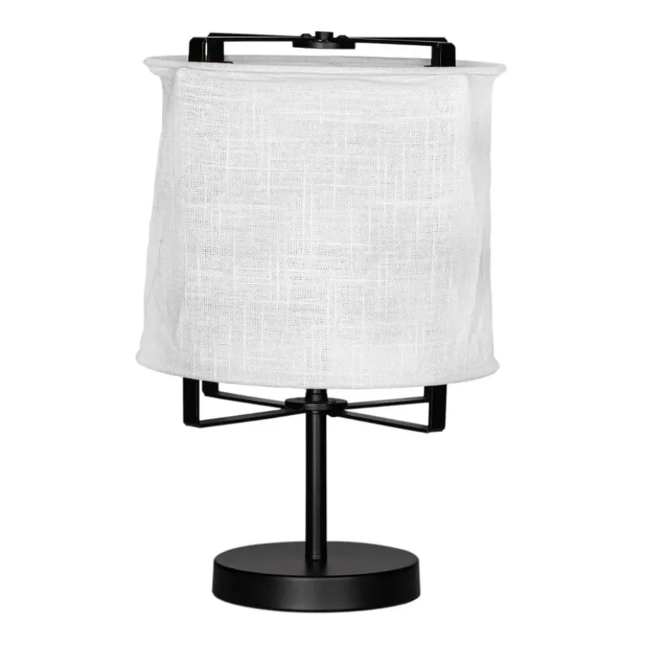 Softy bordslampa 50 cm, Mattvit-mattsvart