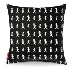 Solstickan kuddfodral 50x50 cm, Svart