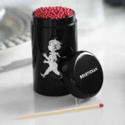 Solstickan tändsticksrör 100-pack, Svart