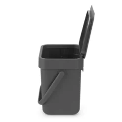 Sort & Go avfallshink 3 L, Grå