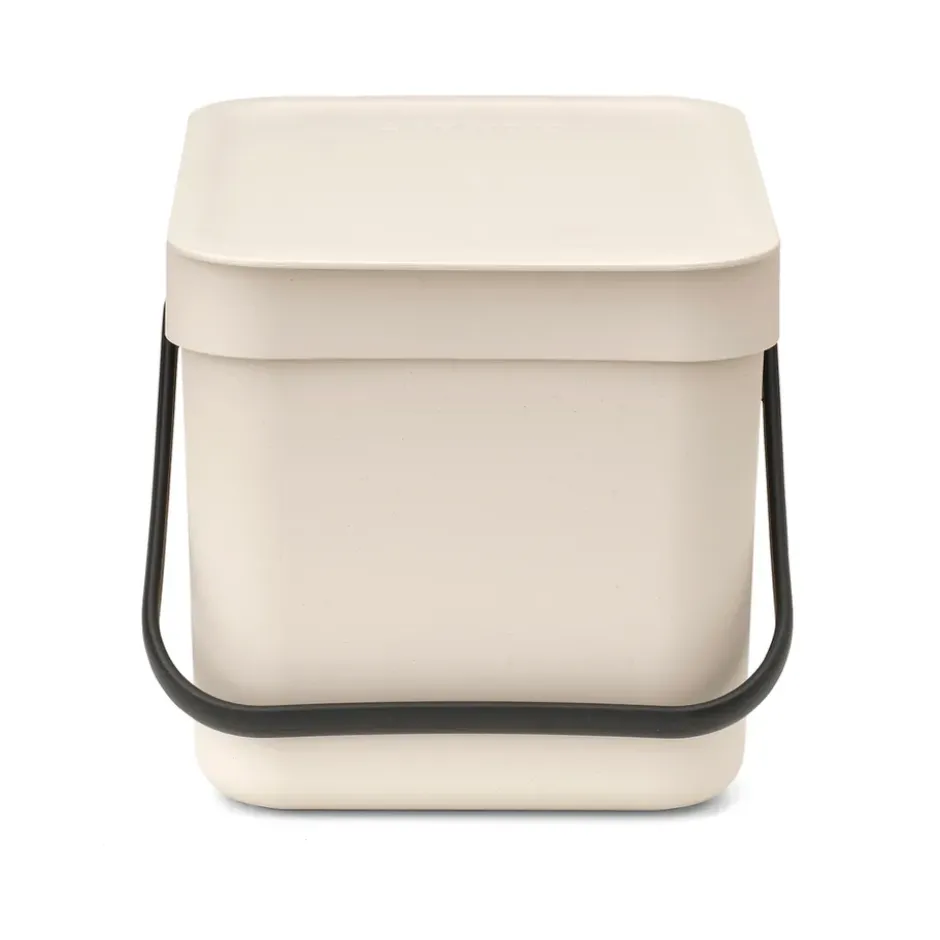 Sort & Go avfallshink 6 liter, Soft Beige