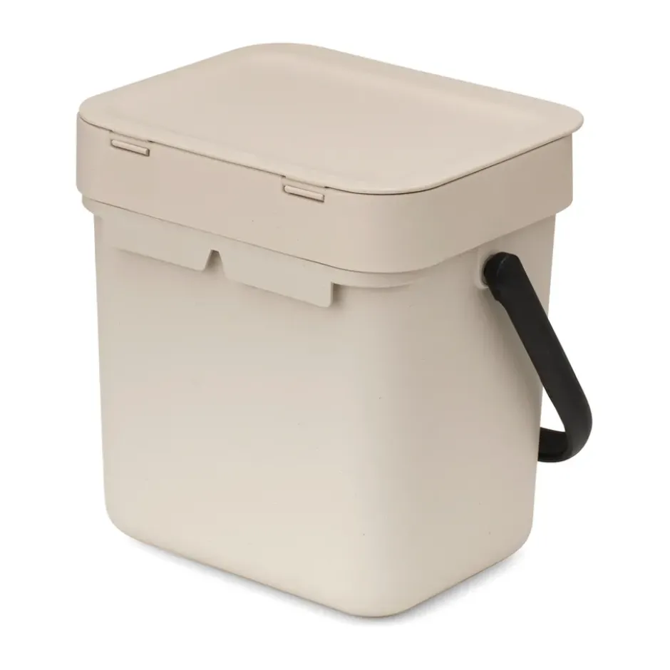 Sort & Go avfallshink 3 L, Soft Beige