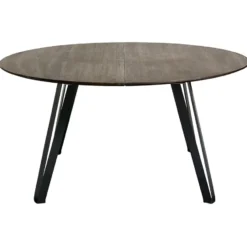 Space matbord Ø 150 cm, Rökt ek