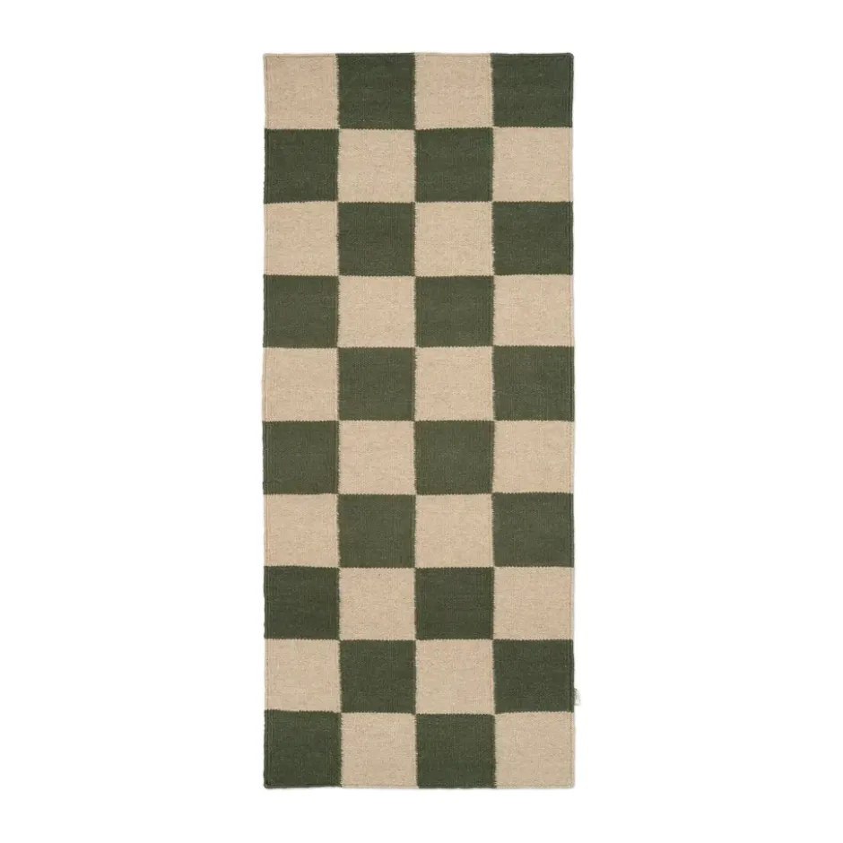 Square gångmatta, Green-natur, 80x200 cm