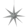 Star pappersstjärna Ø50 cm, Silver
