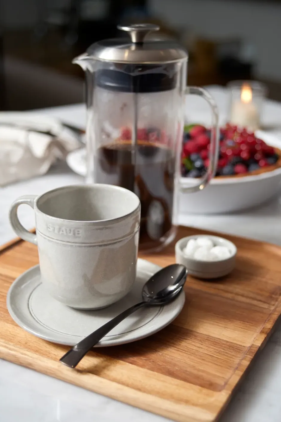 Staub New White Truffle mugg, 35 cl