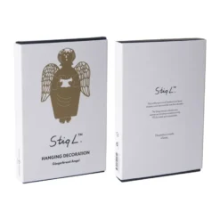Stig L Gingerbread Angel julgranshänge, Guld