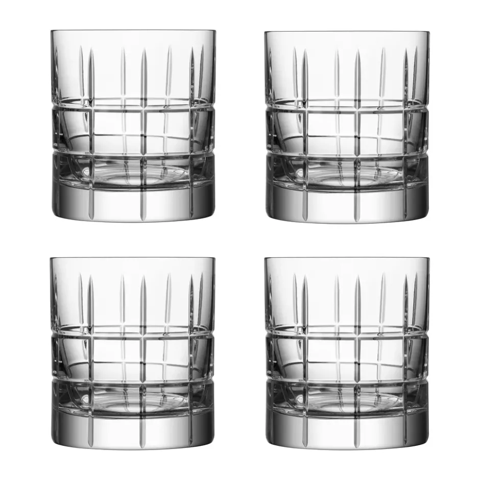 Street Old Fashioned glas 27 cl 4-pack, Klar