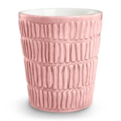 Stripes mugg 30 cl, Ljusrosa