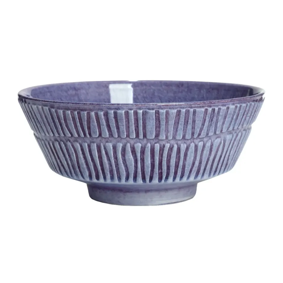 Stripes skål Ø15 cm, Viol