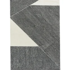 Stripes ullmatta naturvit, 200x300 cm