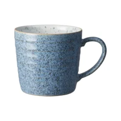 Studio Blue räfflad mugg 40 cl, Flint-chalk