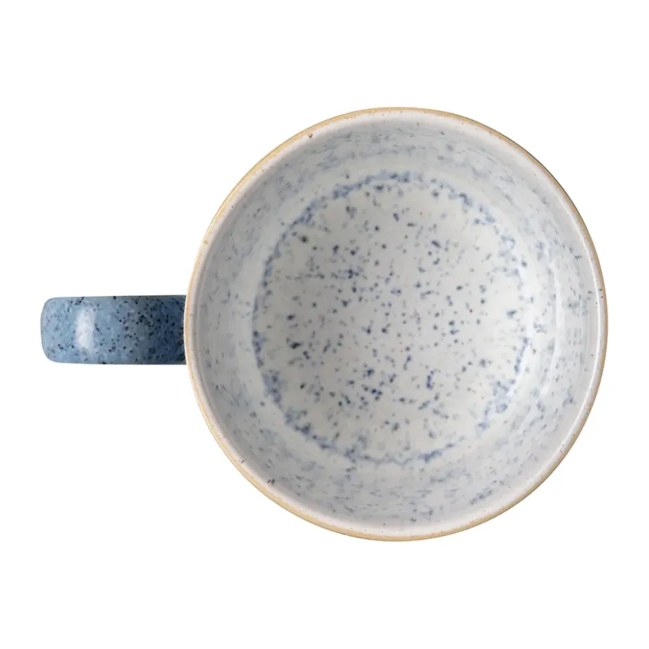 Studio Blue räfflad mugg 40 cl, Flint-chalk