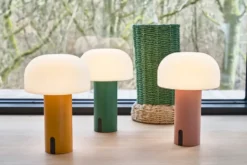Styles LED-lampa portabel Ø15 cm, Green