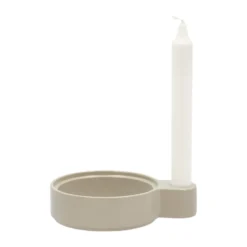 Styles ljusstake 3,6x16 cm, Sand-aluminium