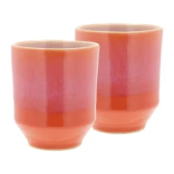 Styles mugg 18 cl 2-pack, Lila-orange