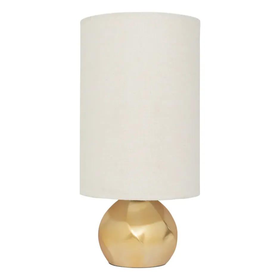 Suki bordslampa Ø22,5x43 cm, Gold-white