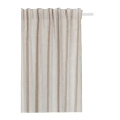 Sunshine gardin med veckband 140x290 cm, Oatmeal (natur)