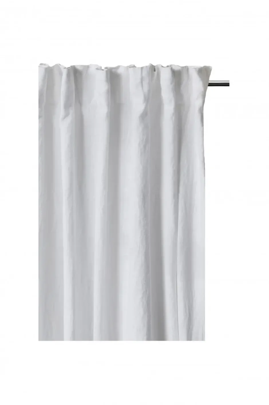 Sunshine gardin med veckband 140x250 cm, Vit