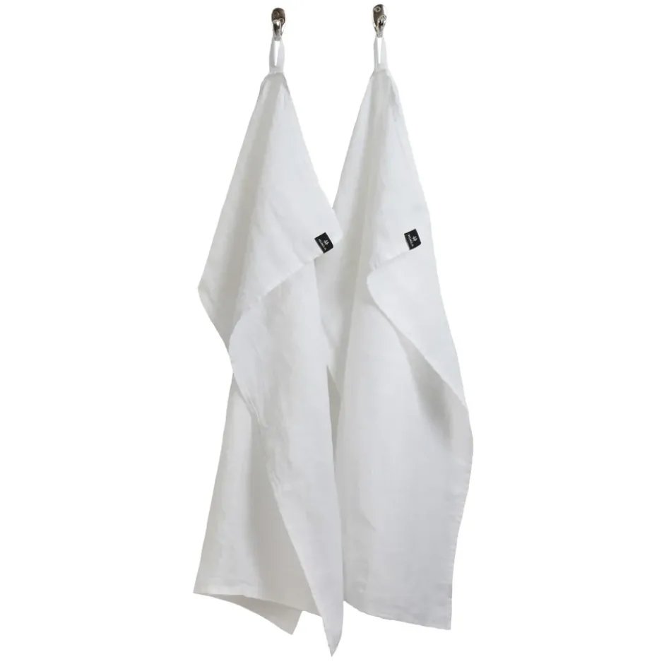 Sunshine kökshandduk 2-pack, White