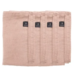 Sunshine servett 4-pack, Nude (rosa)