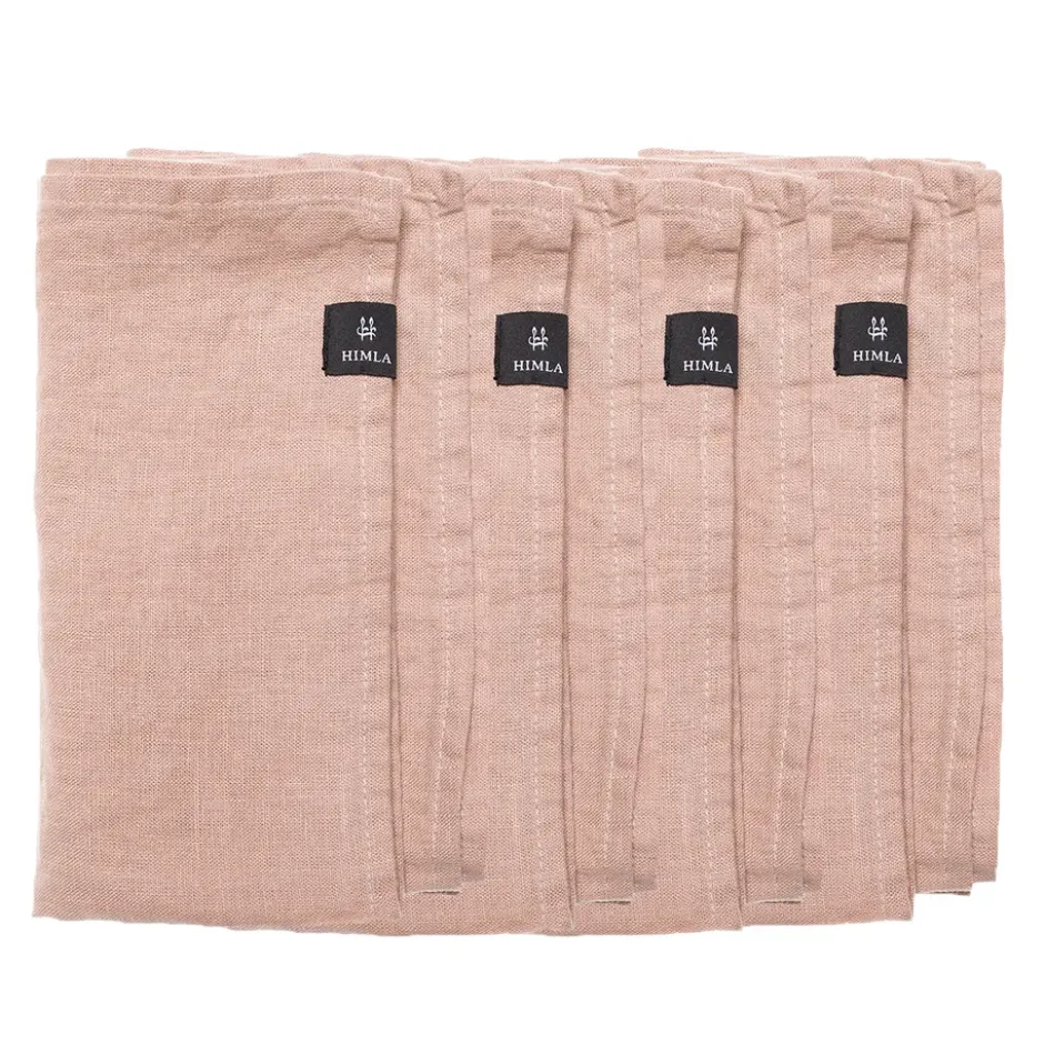 Sunshine servett 4-pack, Nude (rosa)
