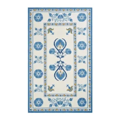Suzani bordsduk, Blue, 250x150 cm
