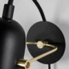 Swan Mini vägglampa, Svart