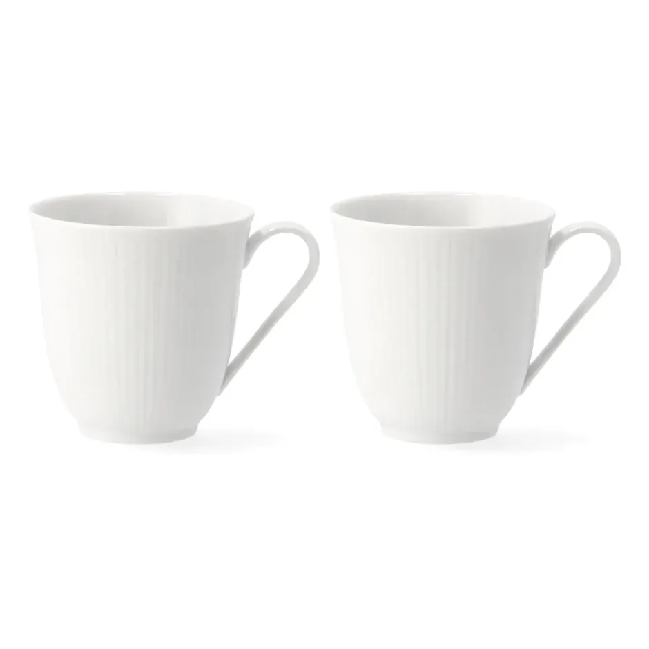 Swedish Grace mugg 30 cl 2-pack, snö (vit)