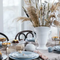 Swedish Grace vas 26 cm, Snö (vit)