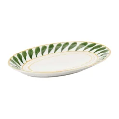 Swirl serveringsfat, Green, 32 cm