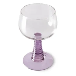 Swirl vinglas hög, Purple