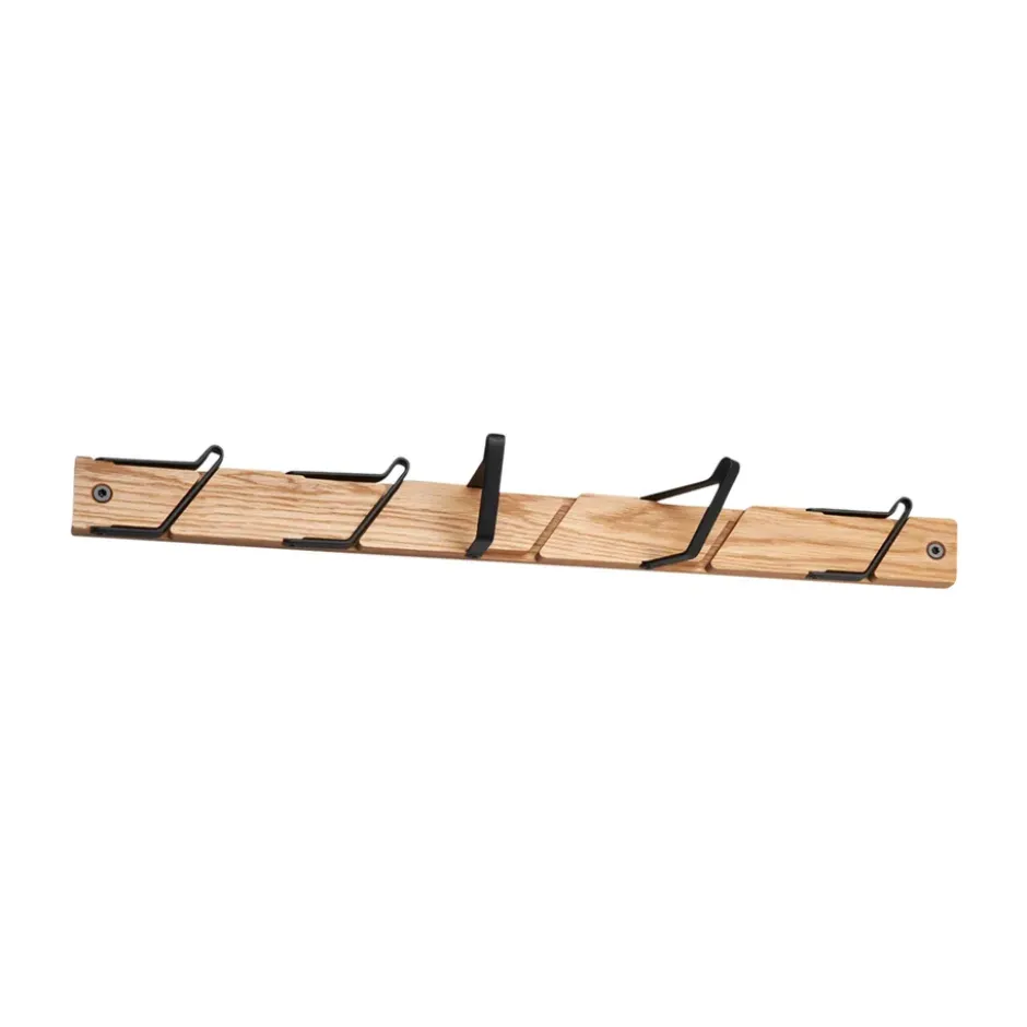 Tamburin kroklist 52,5 cm, Ek-svart