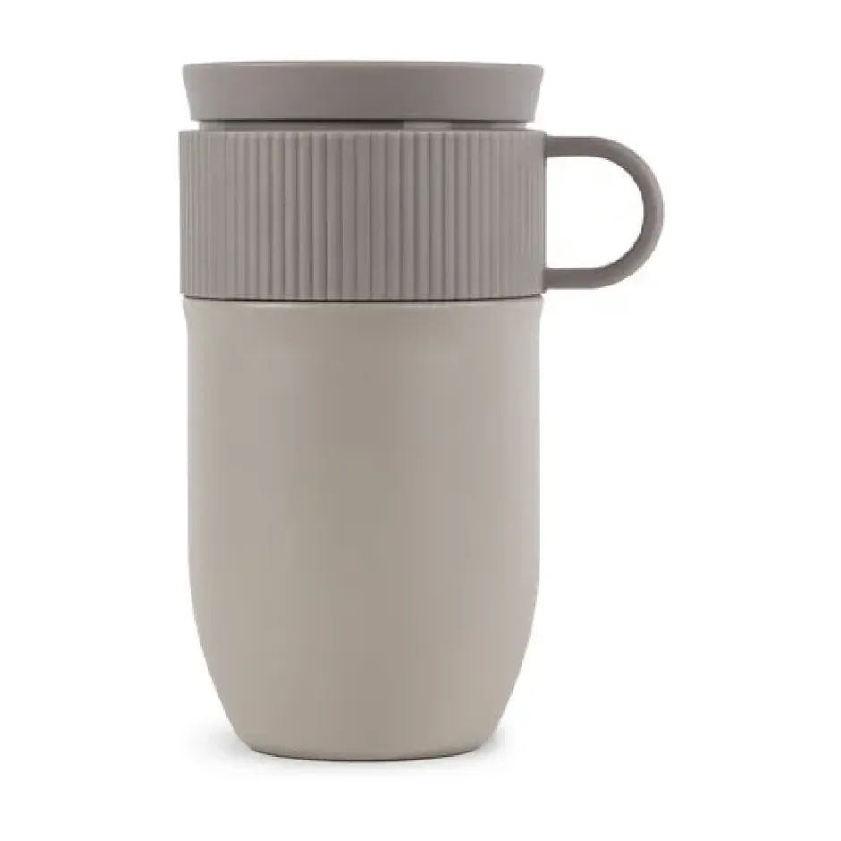 Ted bilmugg termosmugg 28 cm, Beige