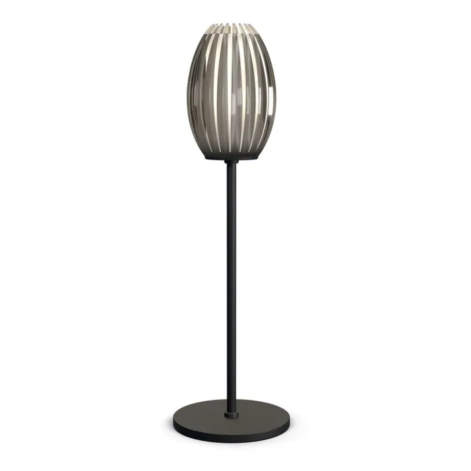 Tentacle bordslampa 50 cm, Svart-rökfärgad