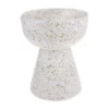 Terrazzo sidobord Ø35 cm, Terrazzo multicolour