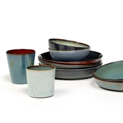 Terres de Rêves kopp M, Smokey blue-rust