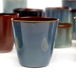 Terres de Rêves kopp S, Smokey blue-rust