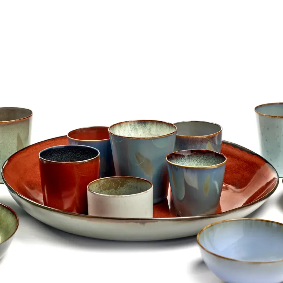 Terres de Rêves kopp S, Smokey blue-misty grey