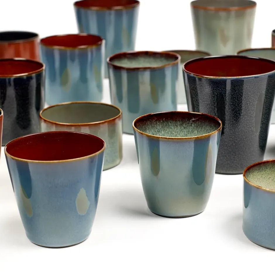 Terres de Rêves kopp S, Smokey blue-misty grey