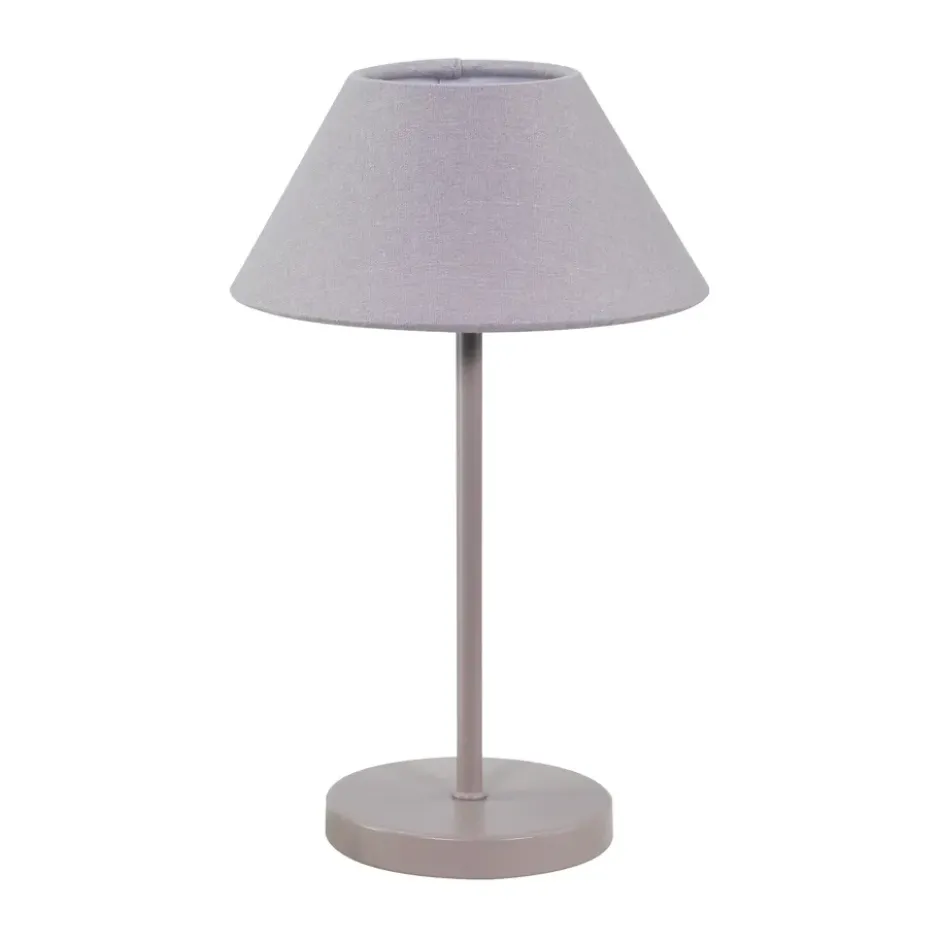 Teya bordslampa portabel, Warm grey, Ø15x26 cm