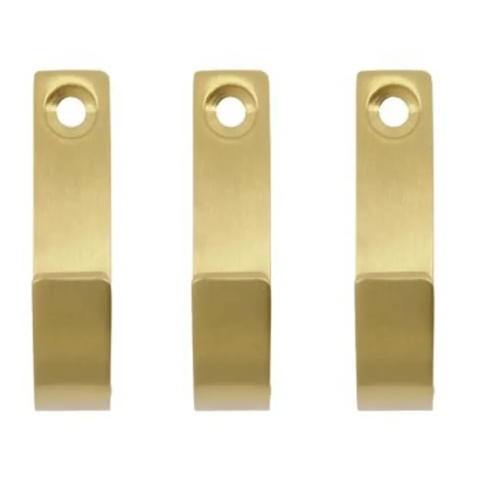 Thapsus krok 3-pack, Borstad mässingsfinish