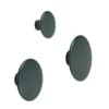 The Dots klädkrok dark green, Ø13 cm