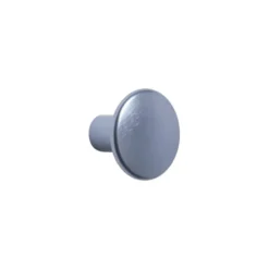 The Dots klädkrok metall Ø2,7 cm, Pale Blue
