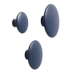 The Dots klädkrok midnight blue, Ø13 cm