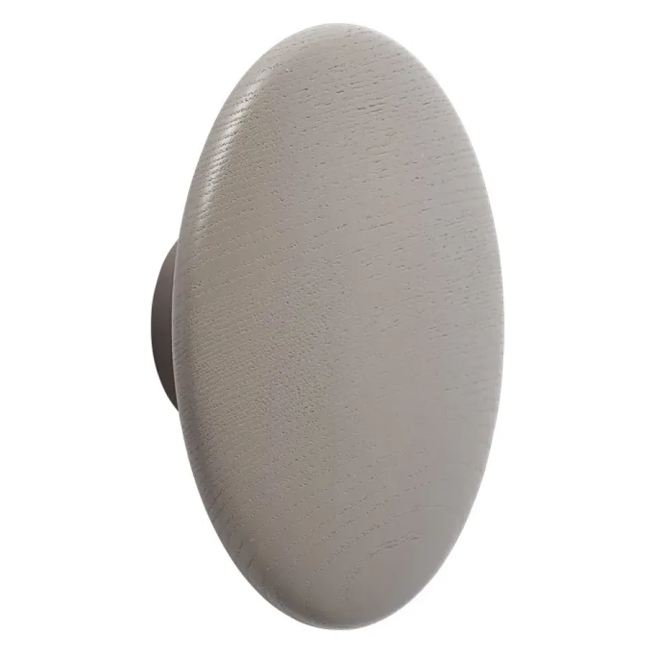 The Dots klädkrok taupe, Ø17 cm