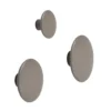 The Dots klädkrok taupe, Ø9 cm