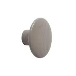 The Dots klädkrok taupe, Ø9 cm