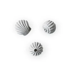 The Genesis Shells skulptur 3-pack, Limestone